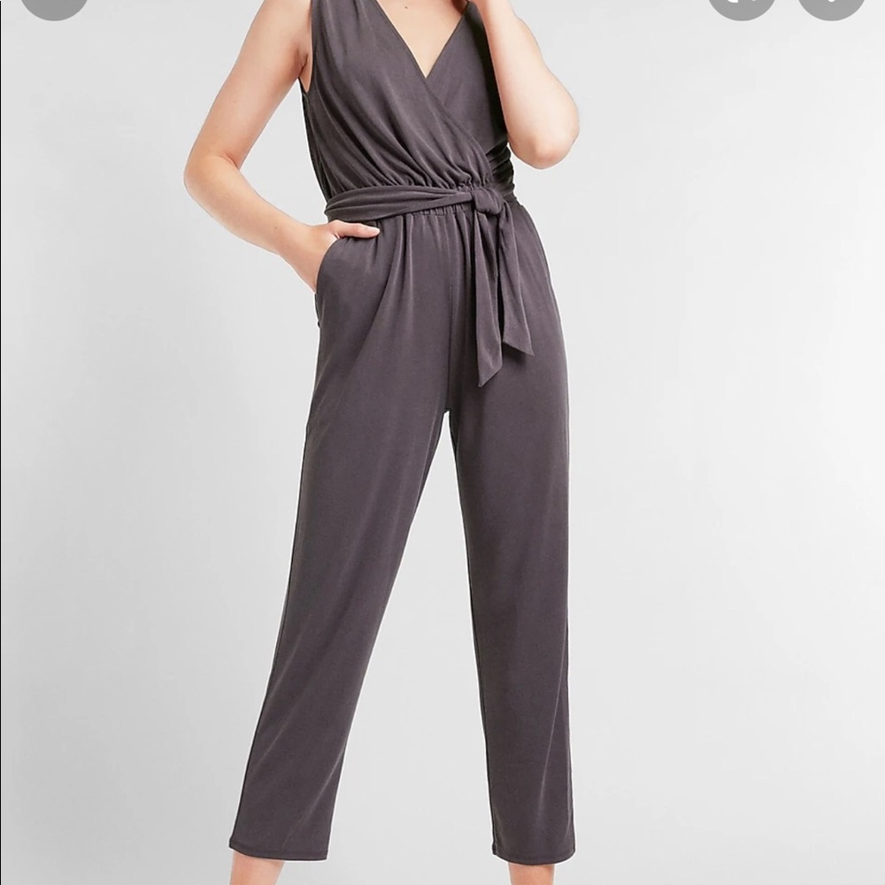 Express silky sueded jumpsuit